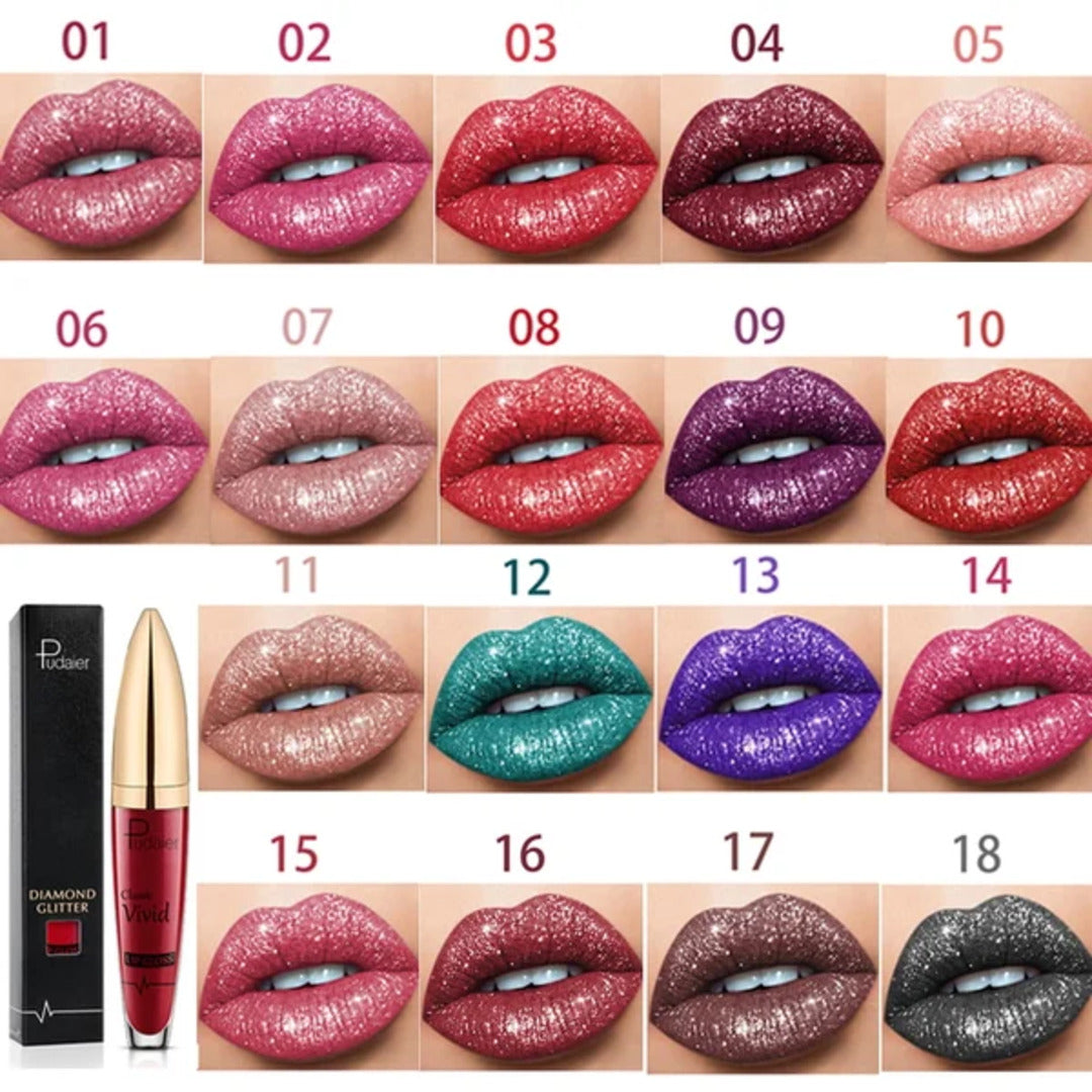 GlitterGlam - Aantrekkelijke glitter lippenstift | 1+1 GRATIS