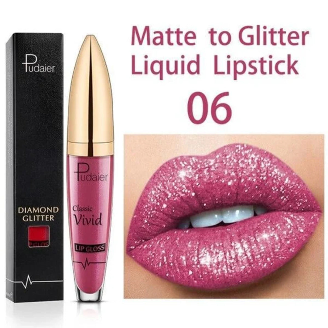 GlitterGlam - Aantrekkelijke glitter lippenstift | 1+1 GRATIS