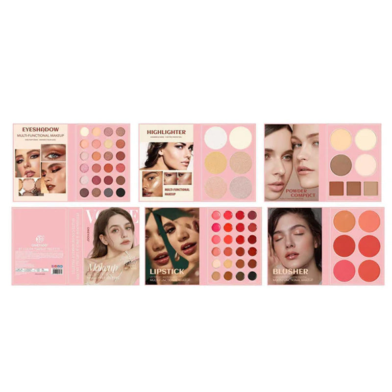 Magisch make-upboek | 67-kleuren multifunctioneel make-up palet boeken set