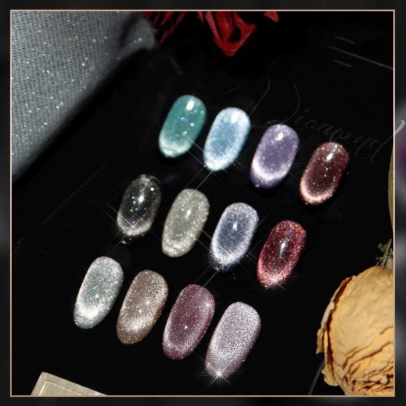 GlamPaws - Diamond Kat Oog Nagellak | 50% KORTING