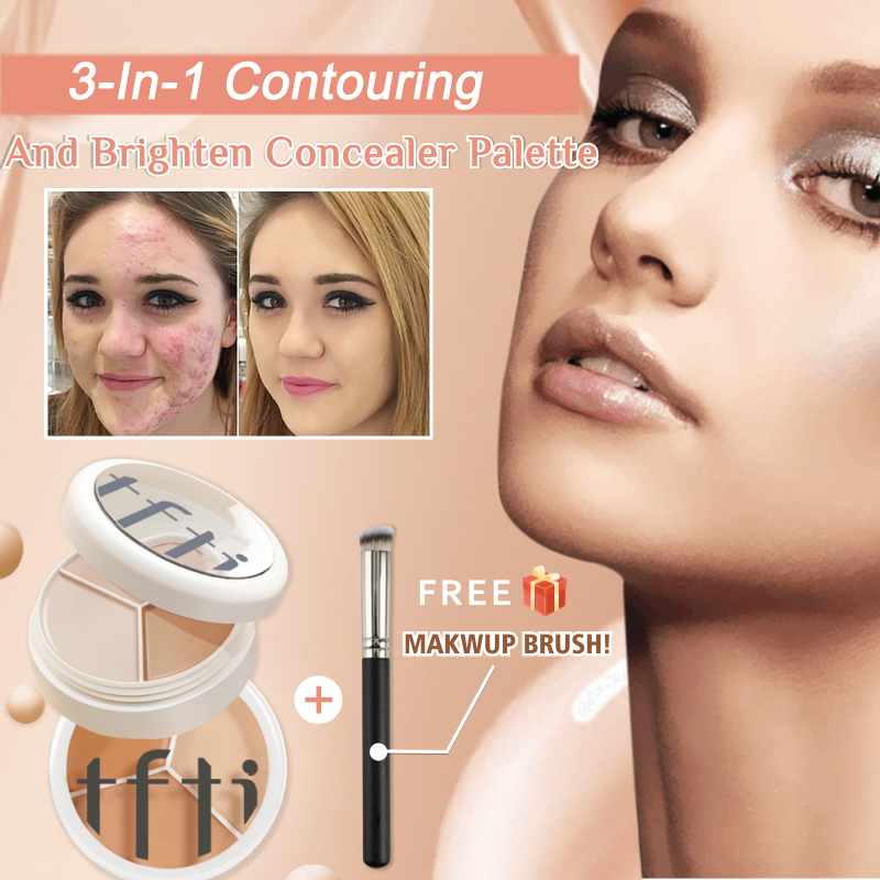 Driekleurig Concealer Palet – SPF 43
