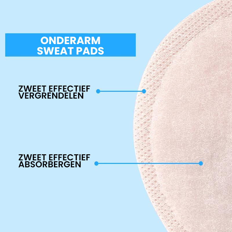 Zweet absorberende onderarmkussentjes