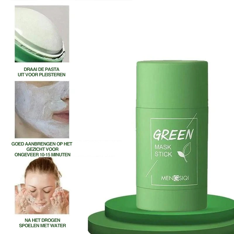 MatchaClean – Stickmasker voor Stralende Huid