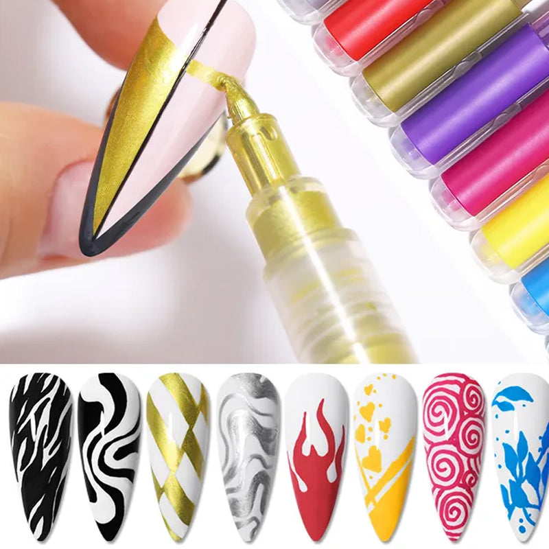 NailMaster - Professionele nagelkunst thuis met 12 levendige kleuren | 50% KORTING
