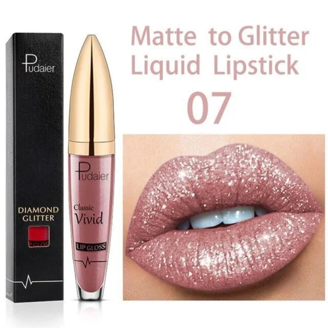 GlitterGlam - Aantrekkelijke glitter lippenstift | 1+1 GRATIS