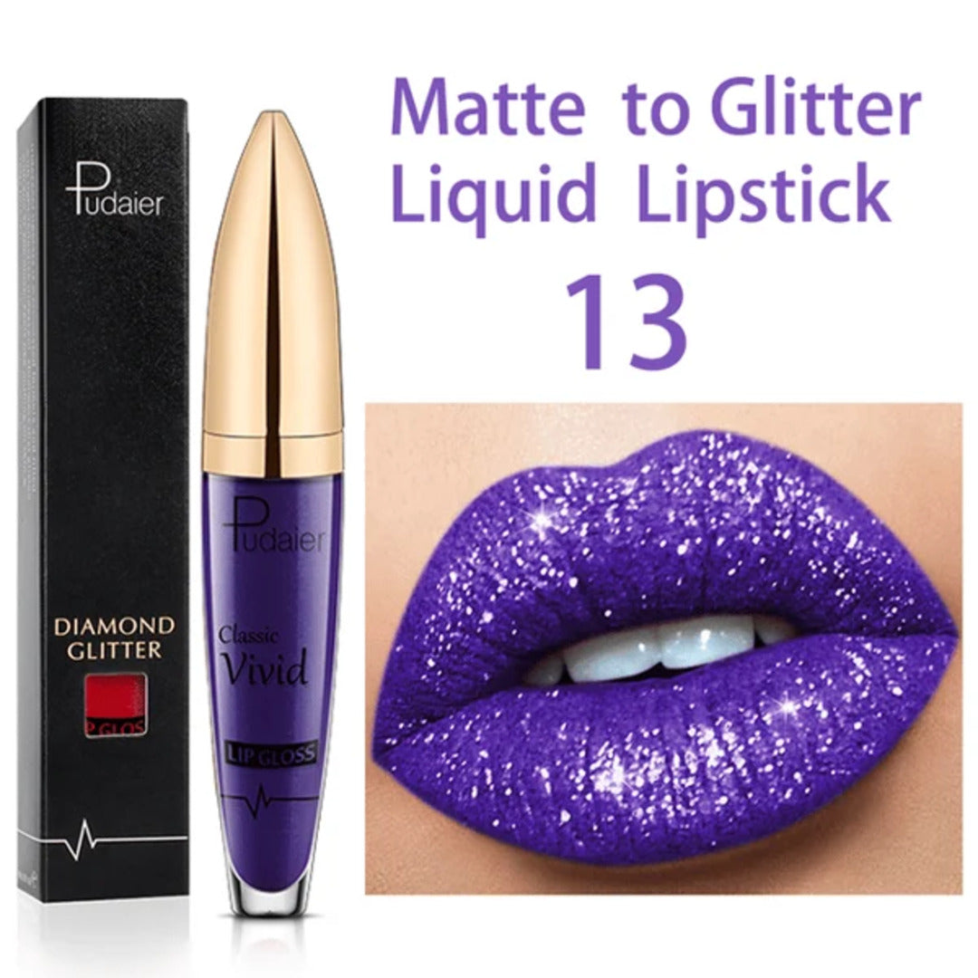 GlitterGlam - Aantrekkelijke glitter lippenstift | 1+1 GRATIS