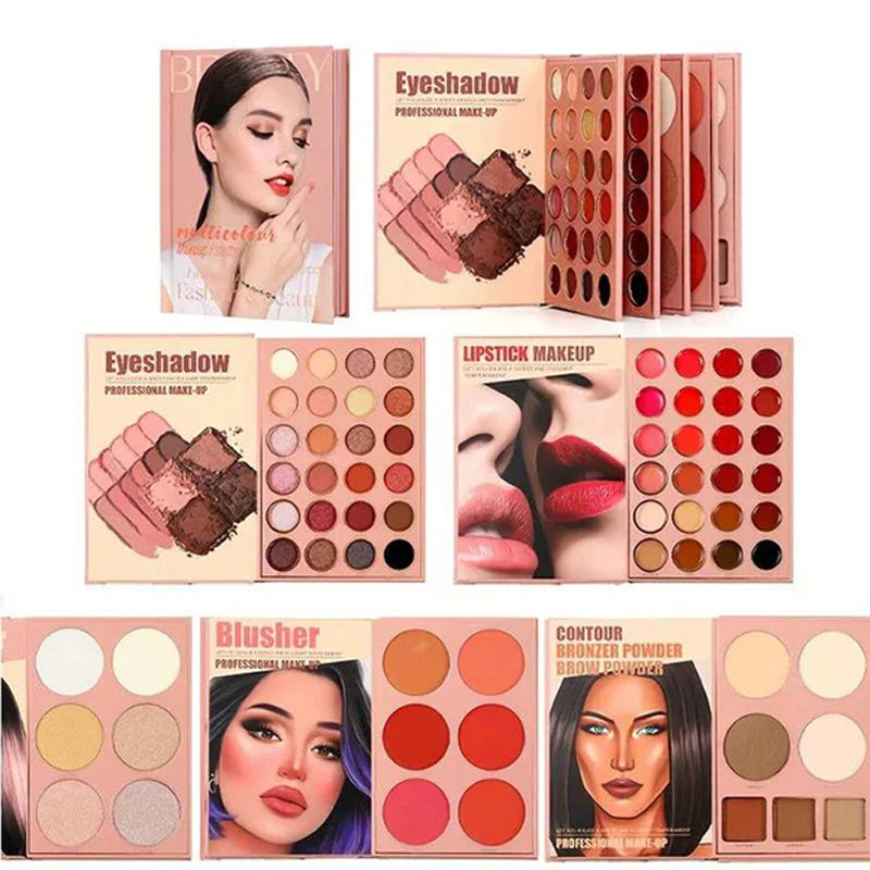 Magisch make-upboek | 67-kleuren multifunctioneel make-up palet boeken set
