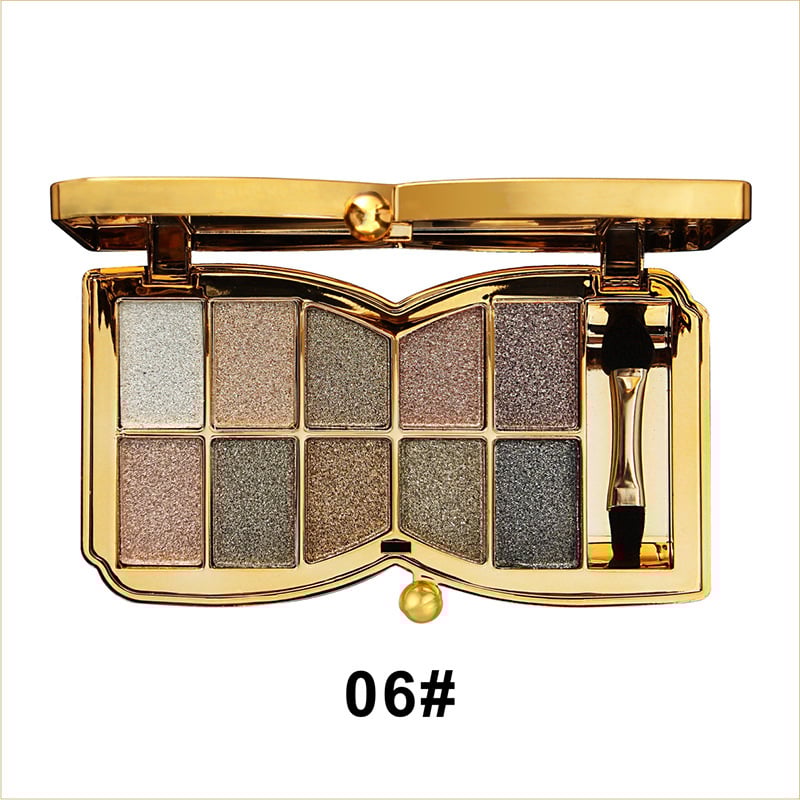 ShimmerGlam Pro - 10 kleuren Sparkle Shimmer oogschaduwpalette | 50% KORTING