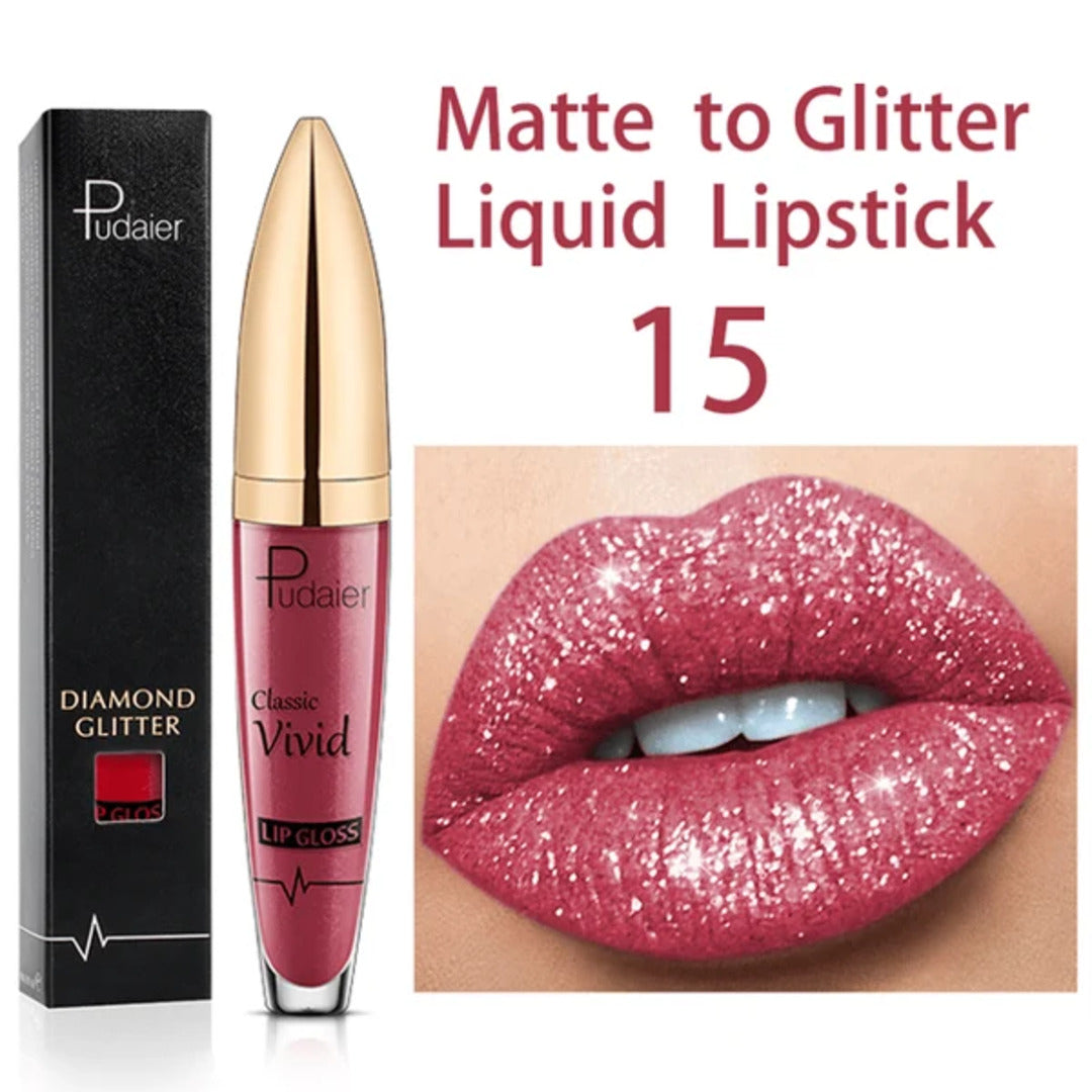 GlitterGlam - Aantrekkelijke glitter lippenstift | 1+1 GRATIS