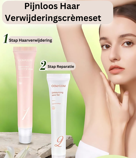 Ontharingscrèmeset voor vrouwen | 1+1 GRATIS