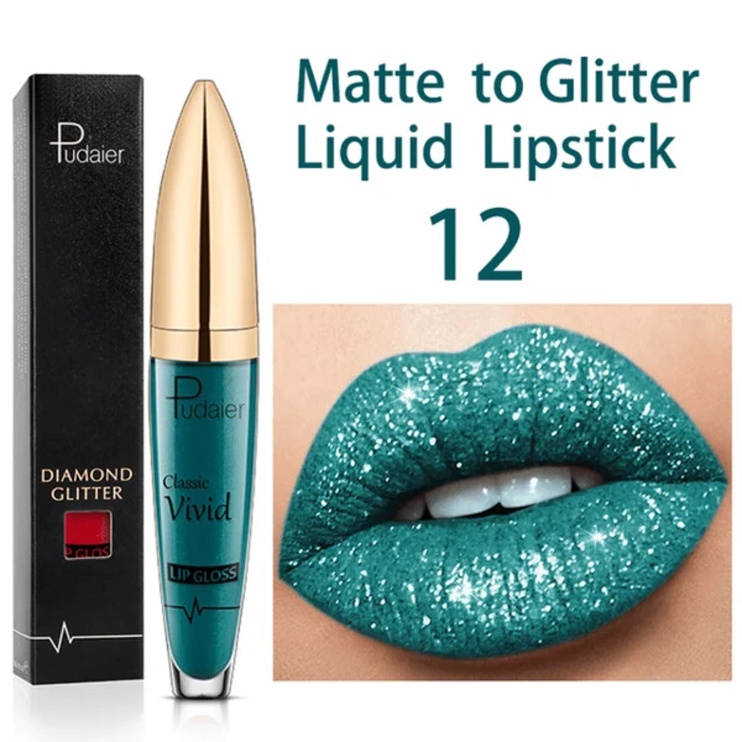GlitterGlam - Aantrekkelijke glitter lippenstift | 1+1 GRATIS