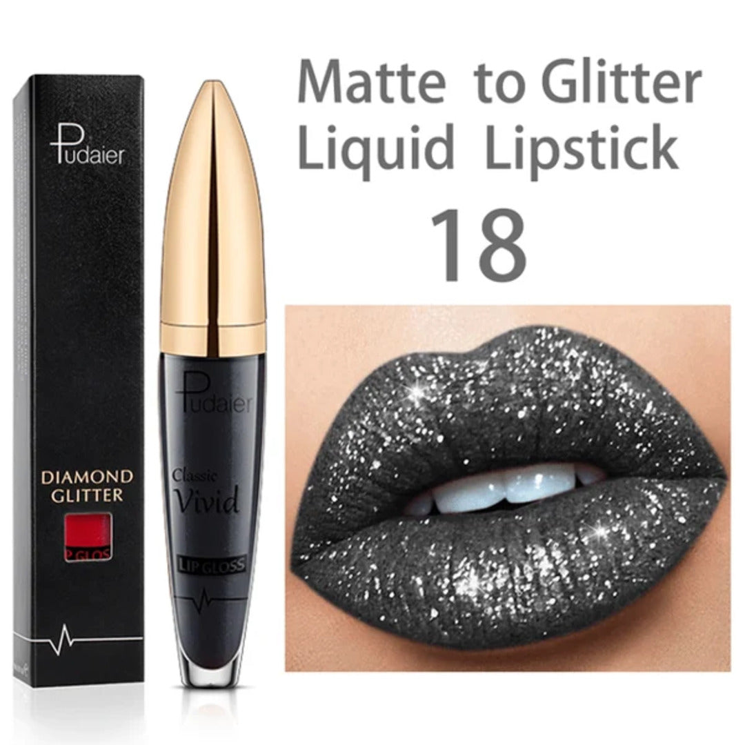 GlitterGlam - Aantrekkelijke glitter lippenstift | 1+1 GRATIS