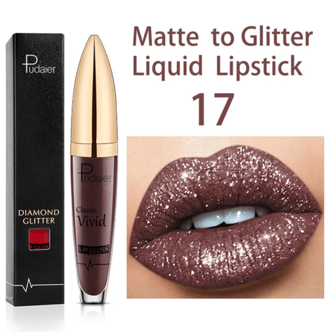 GlitterGlam - Aantrekkelijke glitter lippenstift | 1+1 GRATIS