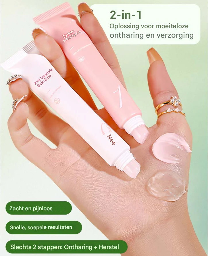 Ontharingscrèmeset voor vrouwen | 1+1 GRATIS