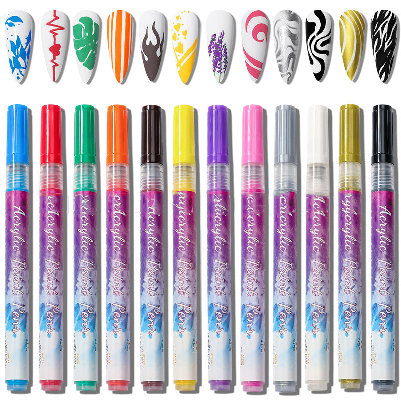 NailMaster - Professionele nagelkunst thuis met 12 levendige kleuren | 50% KORTING