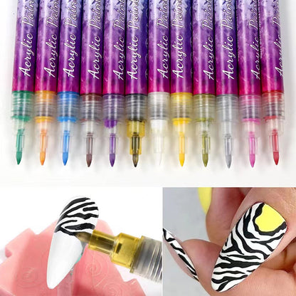 NailMaster - Professionele nagelkunst thuis met 12 levendige kleuren | 50% KORTING