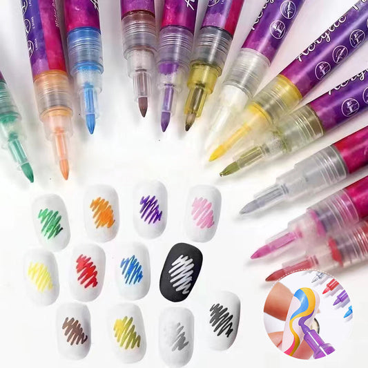 NailMaster - Professionele nagelkunst thuis met 12 levendige kleuren | 50% KORTING