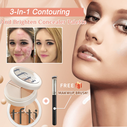 Driekleurig Concealer Palet – SPF 43