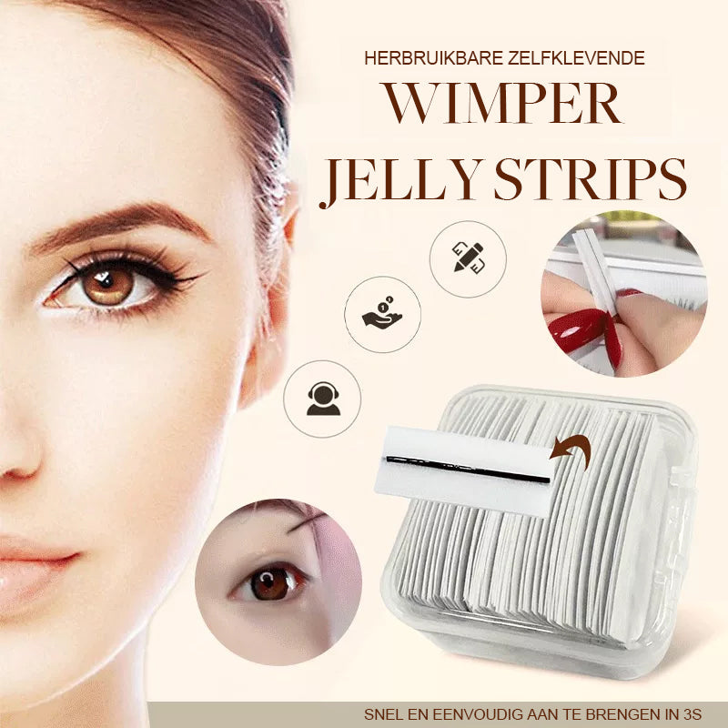 3‑Sec Wimperstrips – Geen Lijm Nodig