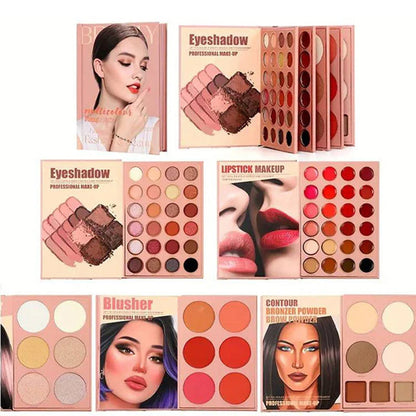 Magisch make-upboek | 67-kleuren multifunctioneel make-up palet boeken set