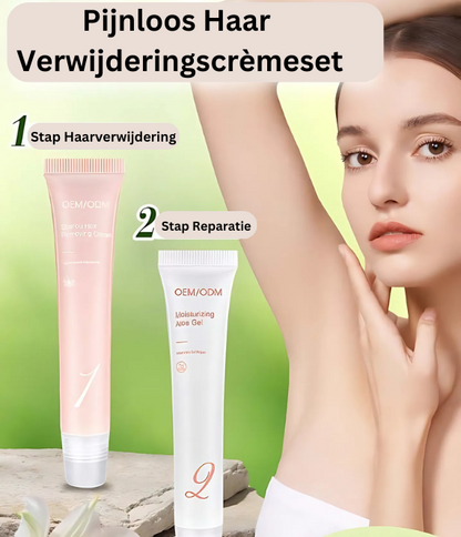 Ontharingscrèmeset voor vrouwen | 1+1 GRATIS