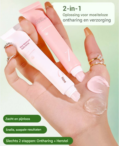 Ontharingscrèmeset voor vrouwen | 1+1 GRATIS